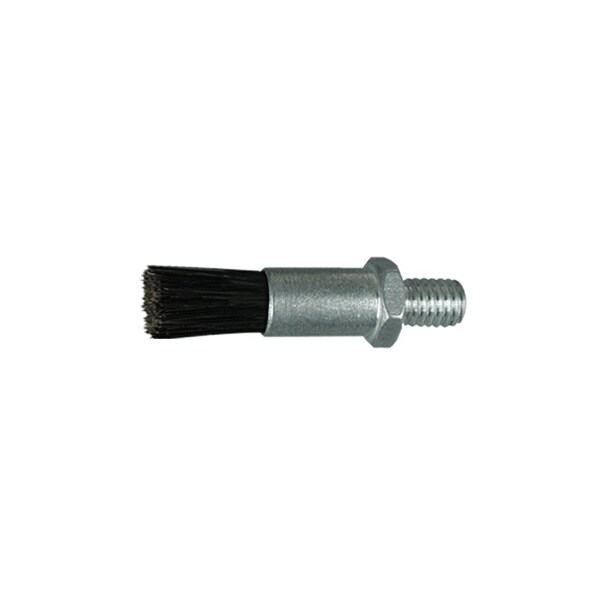5/8 D Body Goat Hair Fill .093 Orifice Male Thread Flow Thru Brush, PK6